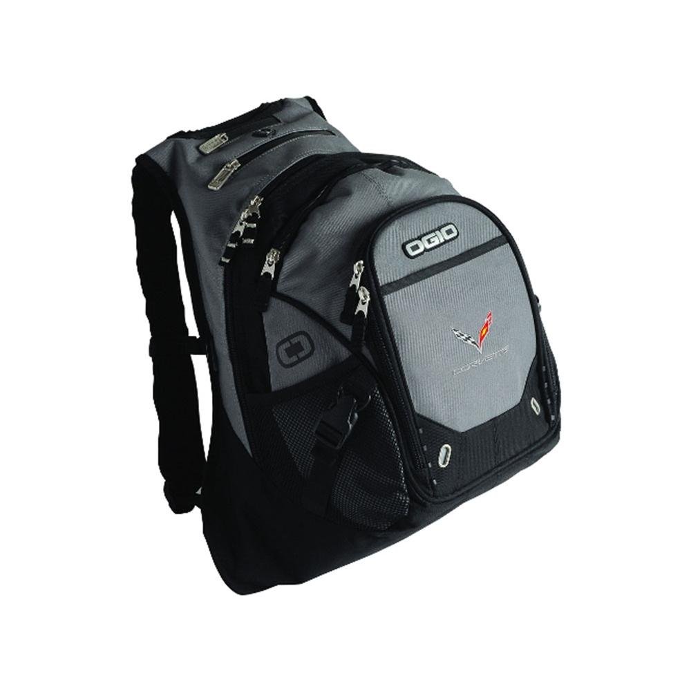 Corvette OGIO Fugitive Backpack with C7 Crossed Flags Logo : C7 Stingray