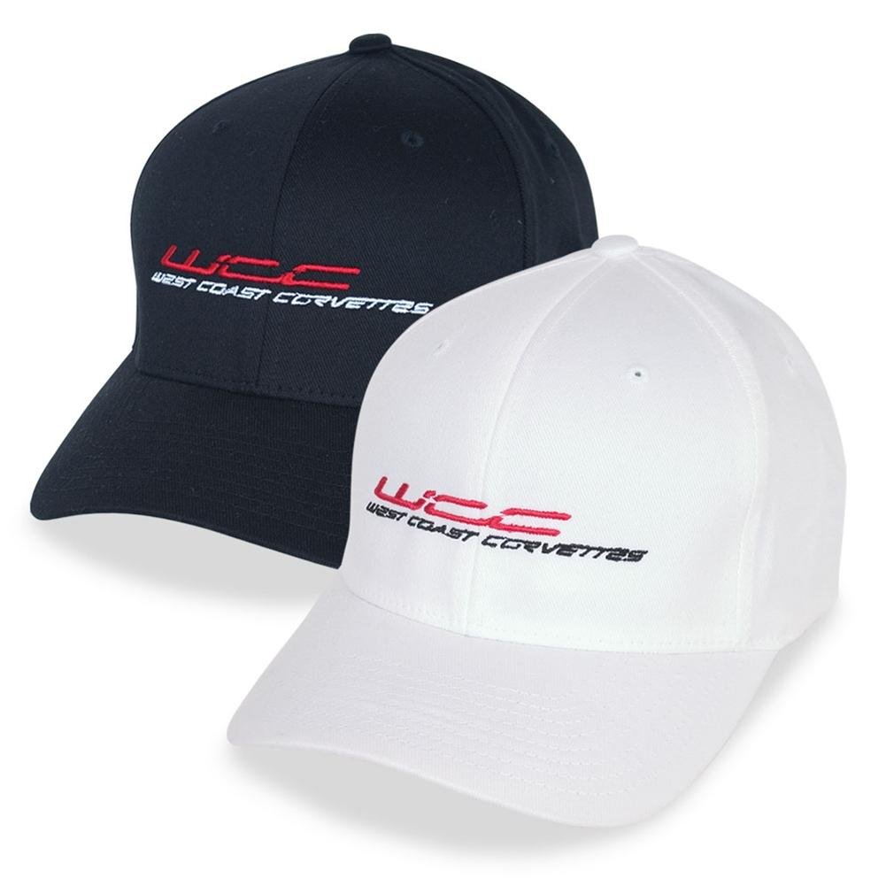West Coast Corvette Embroidered Flex-Fitted Hat