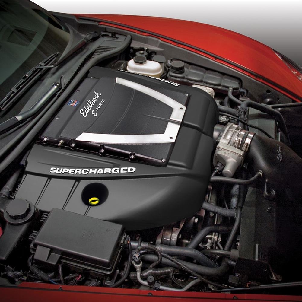 Corvette Edelbrock E-force Supercharger Street Legal Kit (554HP)(No Tuner) : 2008-2012 C6 LS3