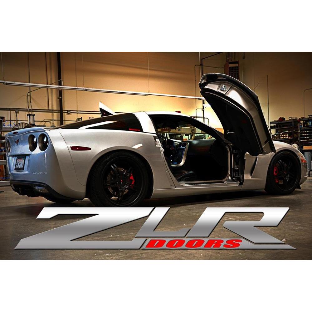 Corvette Lambo Style Vertical Doors - ZLR Hinge Kit : 2005-2013 C6, Z06, ZR1, Grand Sport