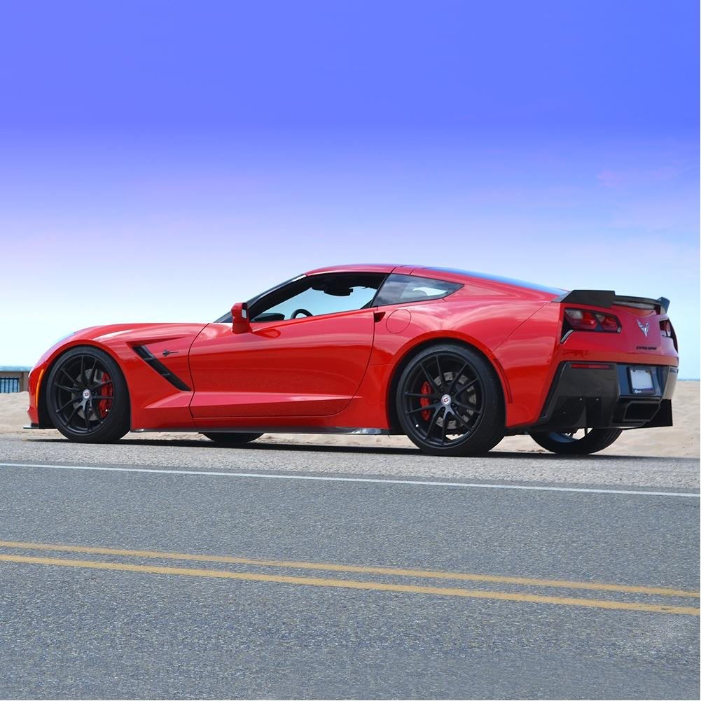 Corvette Rear Diffuser - Strake only - Carbon Fiber - Katech : C7 Stingray