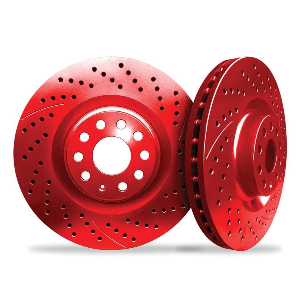 2005-2013 C6 Corvette PPC Chromium Colored Rotors