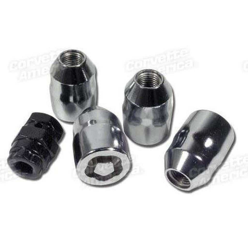 Corvette Wheel Lock Set. Steel Wheels: 1953-1982