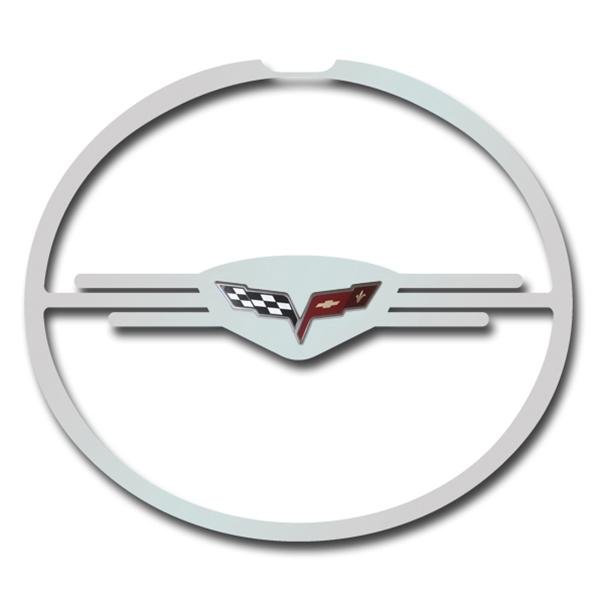 Corvette - Taillight Trim Rings - Executive Style - Stainless Steel Polished 4 Pc. Set : 2005-2013 C6, Z06, ZR1, Grand Sport