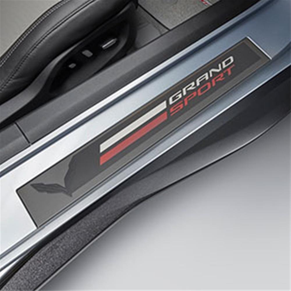 Corvette GM Aluminum Door Sill Plates : C7 Grand Sport