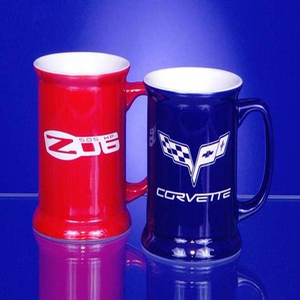 Corvette Coffee Mug - VIP Ceramic Mug w/C6 Logo