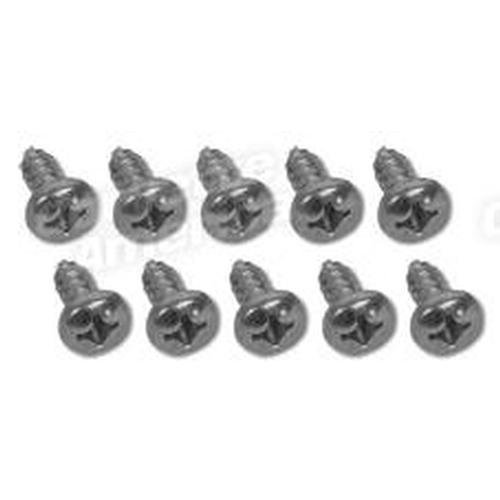 Corvette Door Access Plate Screws. 10 Piece Set: 1956-1962