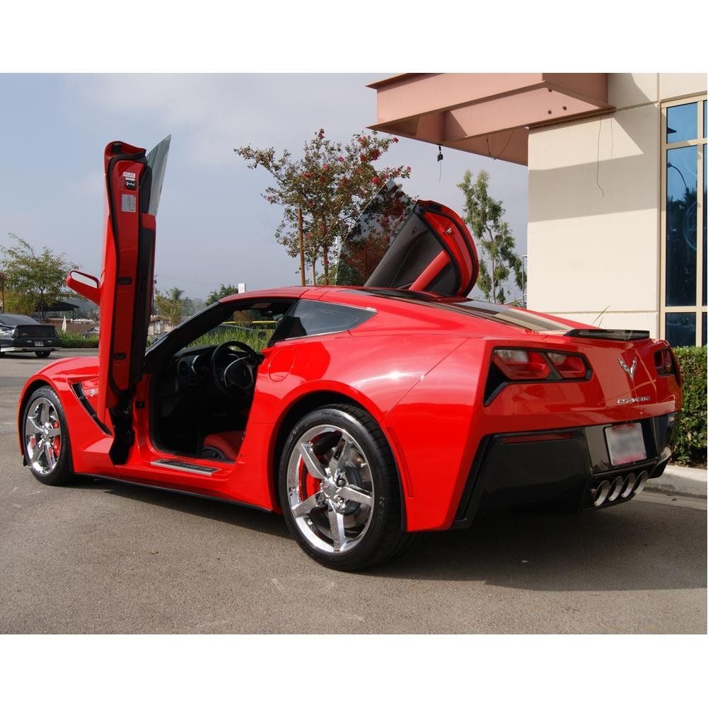 Corvette Lambo Style Vertical Doors - Hinge Conversion Kit : C7 Stingray, Z51, Z06, Grand Sport