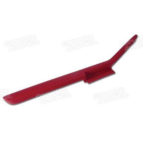 Corvette Armrest. Red RH: 1986-1989