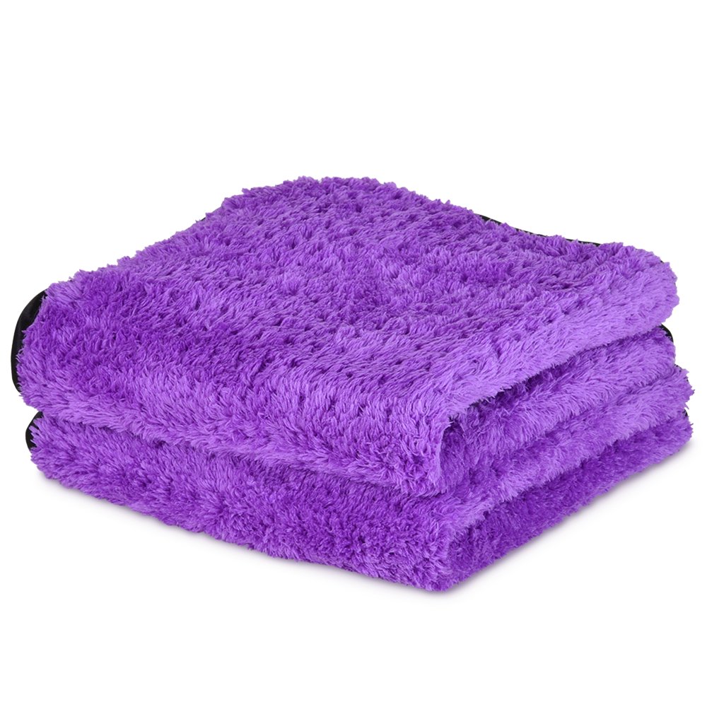 Liquid X Purple Xtreme Plush Waffle Weave Towel - 16" x 16"