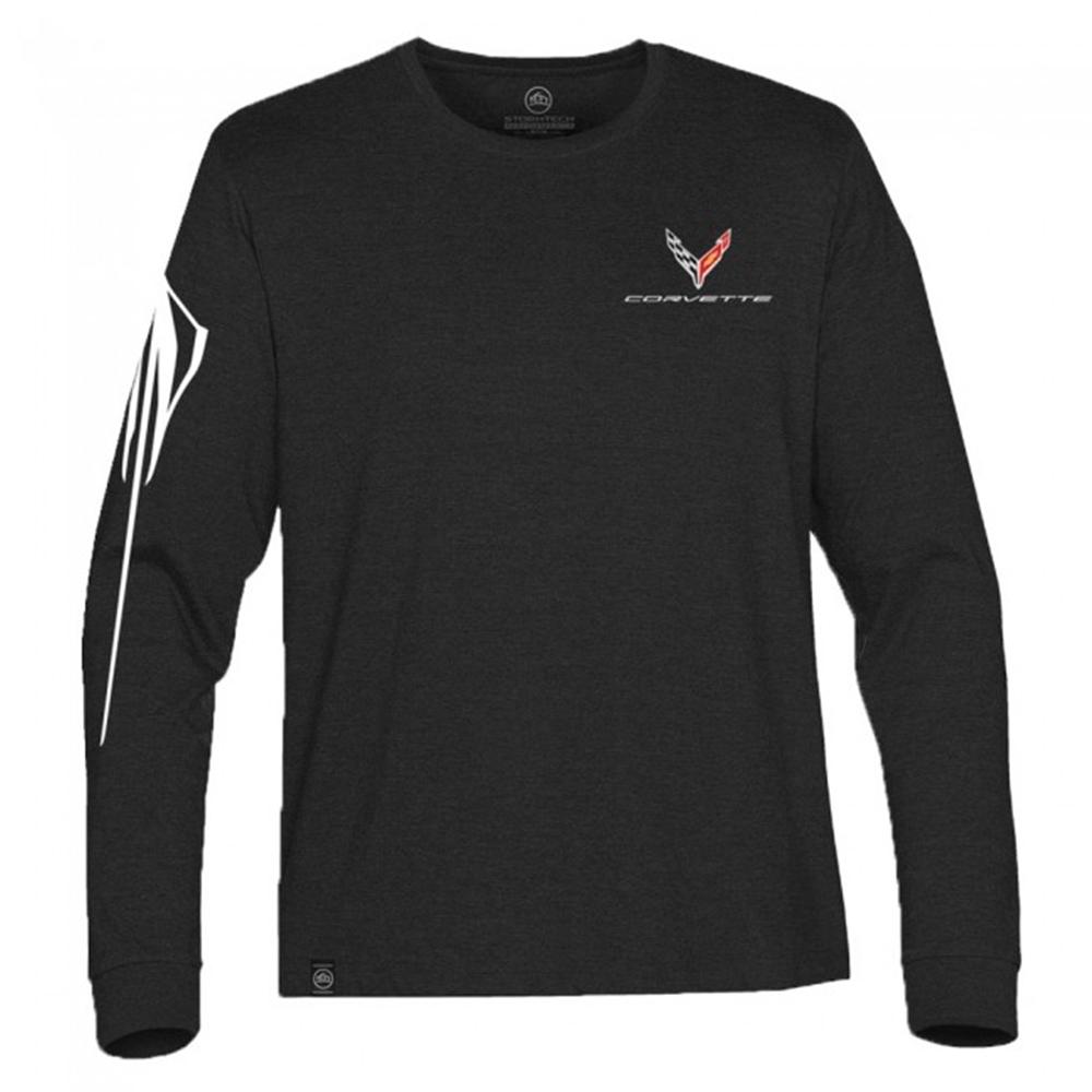 Next Generation Corvette Stingray Gesture Jersey T-Shirt : Black