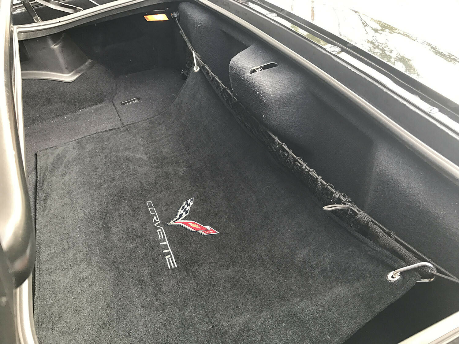 Corvette Seat Armour Trunk Towel Protector - Black : 2014-2019 C7 Stingray, Z51, Z06, Grand Sport