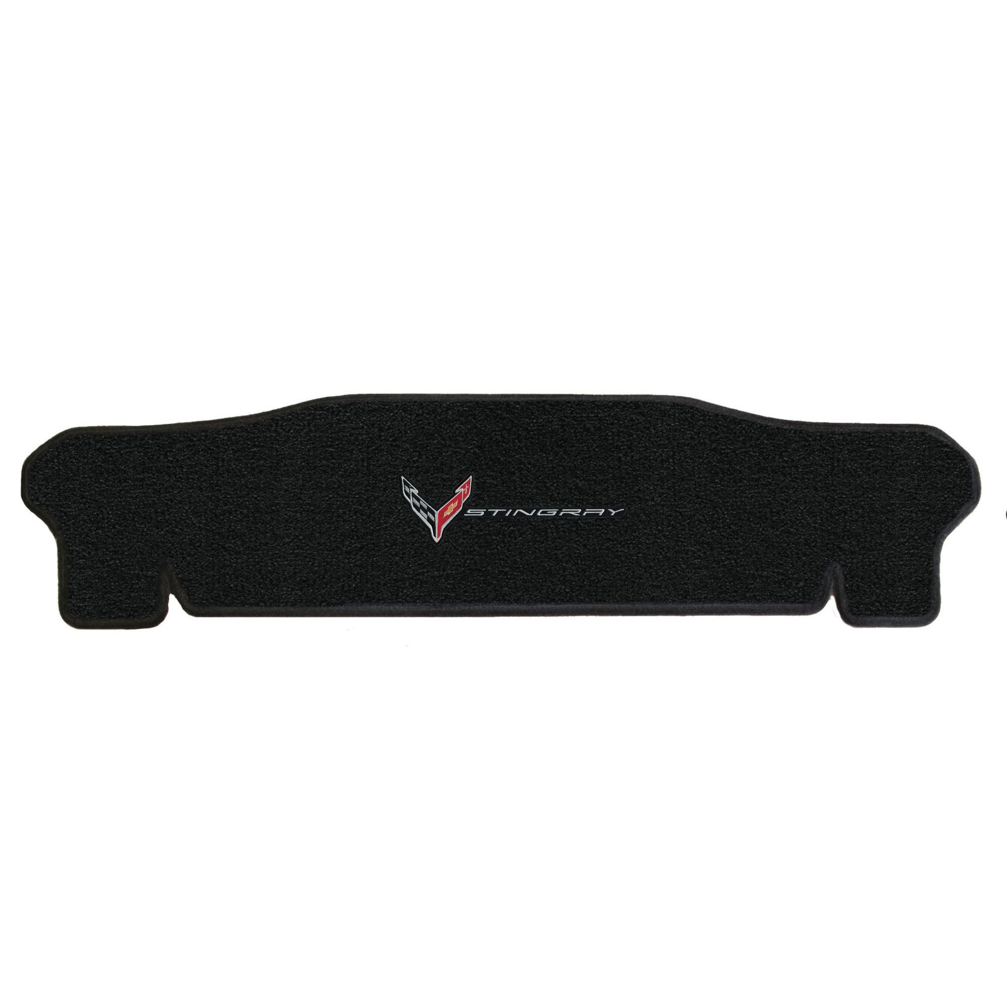 C8 Corvette Rear Cargo Mat - Lloyds Mats With Flags and Stingray Combo : Coupe