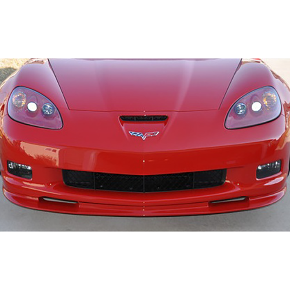 Corvette C6 ZR1 Style Front Splitter - Victory Red : 2006-13 C6 Z06, Grand Sport